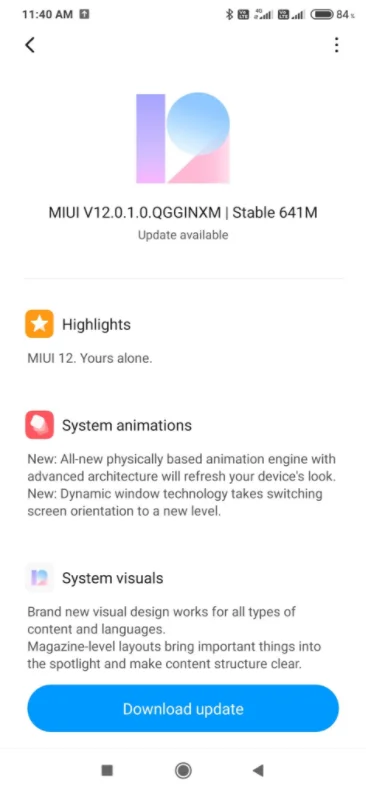 MIUI 12 stable for Redmi Note 8 Pro
