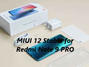 Redmi note 9 Pro MIUI 12 Stable update