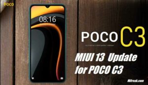 Miui 13 for Poco C3